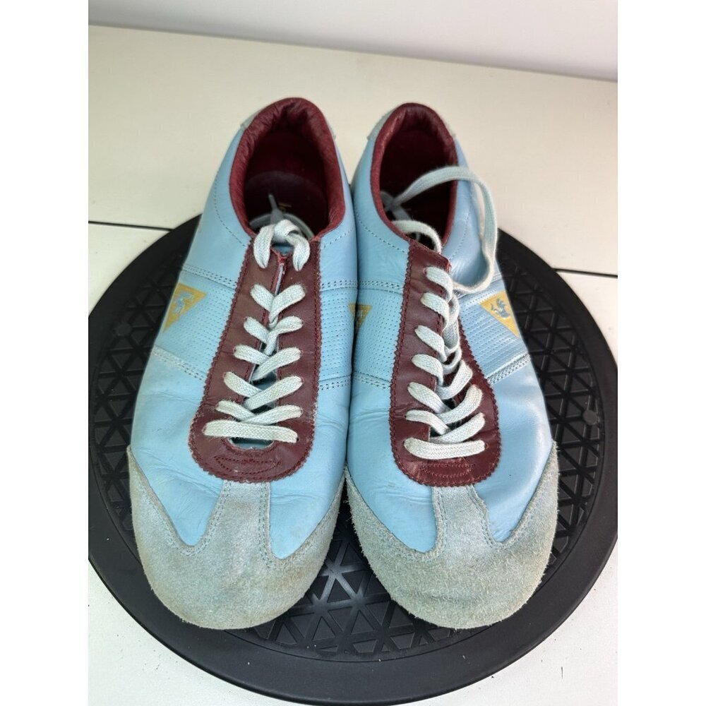 Le Coq Sportif Willis Men's Sneakers Tennis Shoe Retro Sz 6.5 Blue - Picture 2 of 8